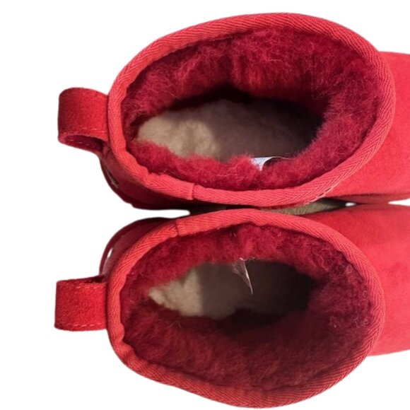 Women UGG Red Classic Ultra Mini Boot Size 6 - Picture 6 of 6